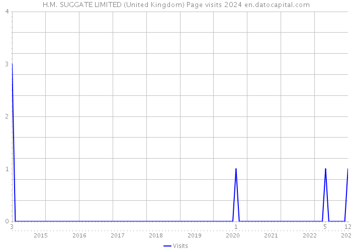 H.M. SUGGATE LIMITED (United Kingdom) Page visits 2024 