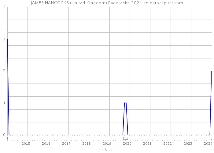 JAMES HANCOCKS (United Kingdom) Page visits 2024 