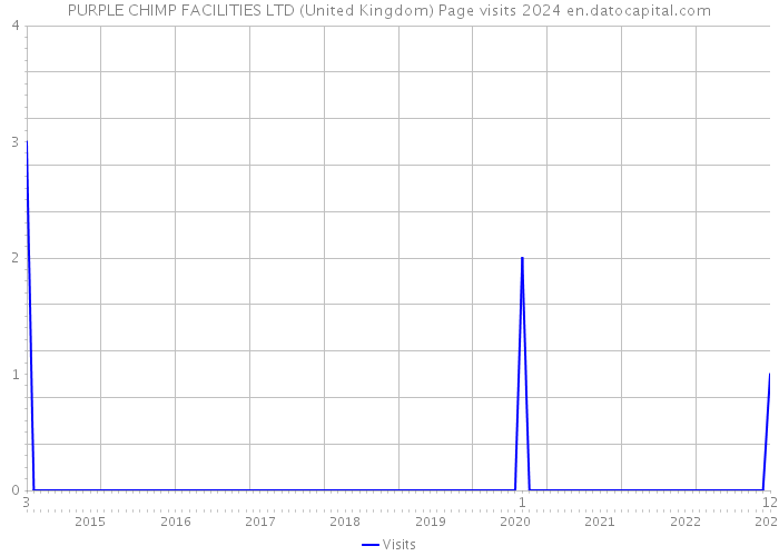 PURPLE CHIMP FACILITIES LTD (United Kingdom) Page visits 2024 