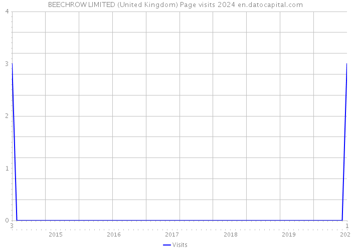BEECHROW LIMITED (United Kingdom) Page visits 2024 