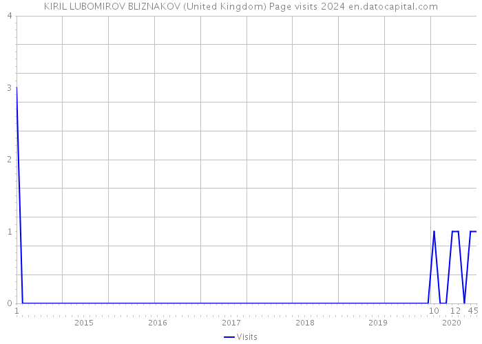 KIRIL LUBOMIROV BLIZNAKOV (United Kingdom) Page visits 2024 