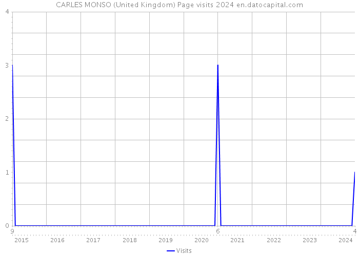 CARLES MONSO (United Kingdom) Page visits 2024 