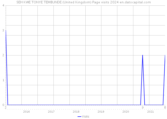 SEH KWE TONYE TEMBUNDE (United Kingdom) Page visits 2024 