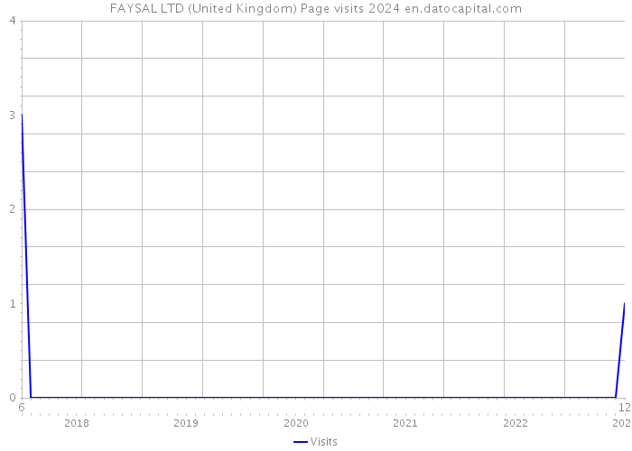 FAYSAL LTD (United Kingdom) Page visits 2024 
