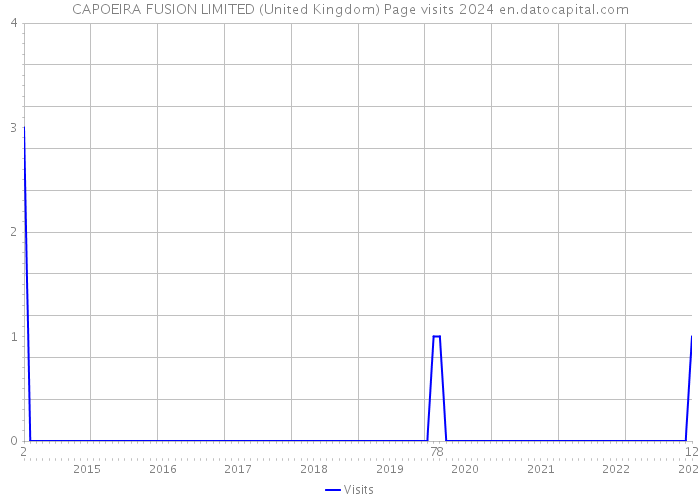 CAPOEIRA FUSION LIMITED (United Kingdom) Page visits 2024 