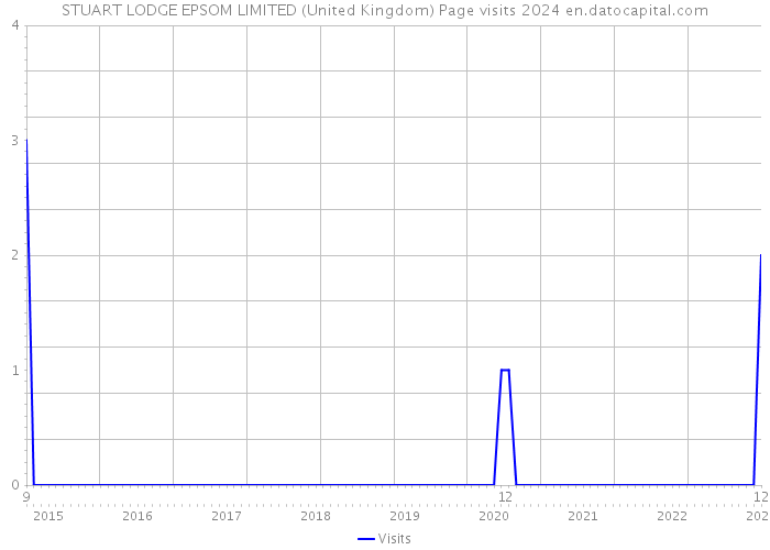 STUART LODGE EPSOM LIMITED (United Kingdom) Page visits 2024 