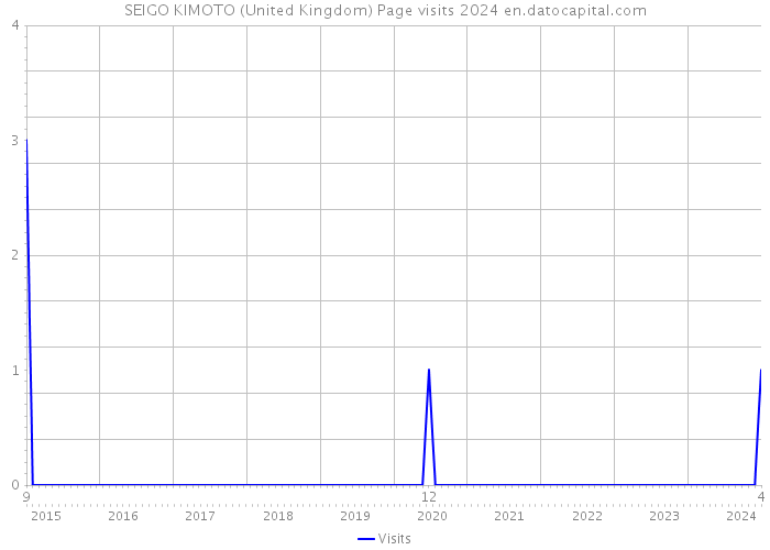 SEIGO KIMOTO (United Kingdom) Page visits 2024 