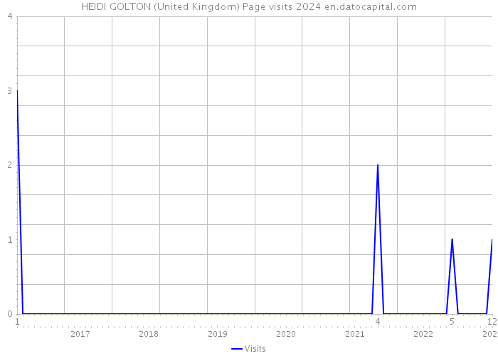 HEIDI GOLTON (United Kingdom) Page visits 2024 