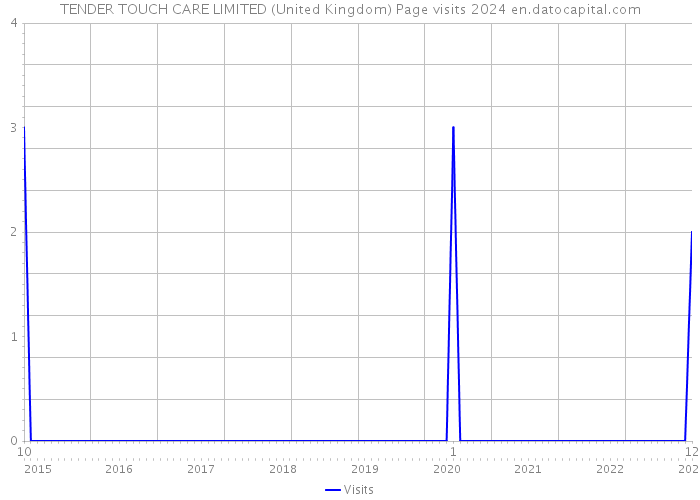 TENDER TOUCH CARE LIMITED (United Kingdom) Page visits 2024 
