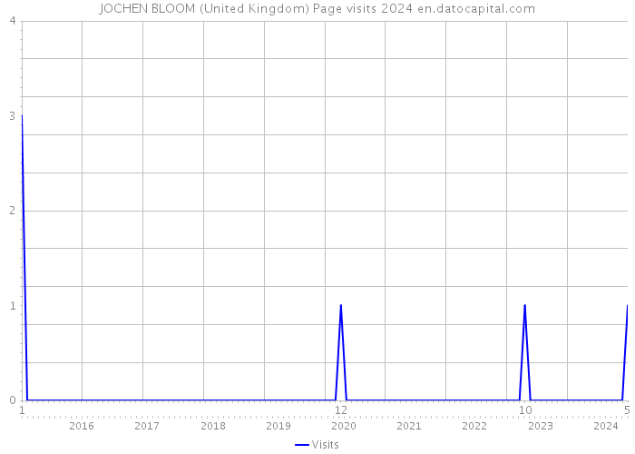 JOCHEN BLOOM (United Kingdom) Page visits 2024 