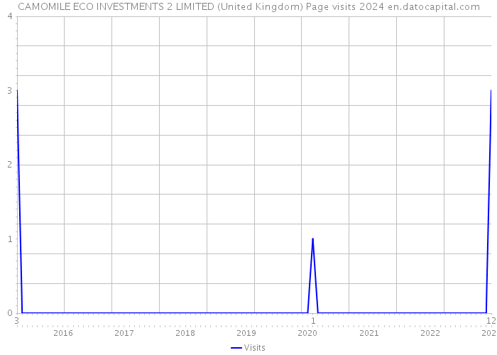 CAMOMILE ECO INVESTMENTS 2 LIMITED (United Kingdom) Page visits 2024 