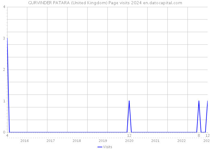 GURVINDER PATARA (United Kingdom) Page visits 2024 
