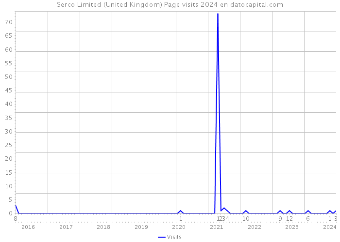Serco Limited (United Kingdom) Page visits 2024 