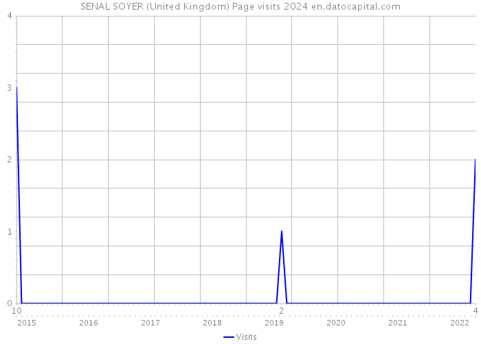 SENAL SOYER (United Kingdom) Page visits 2024 