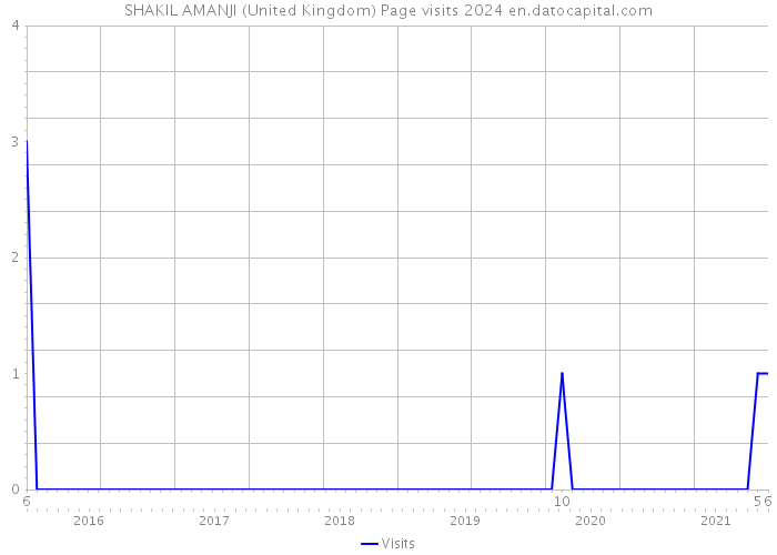 SHAKIL AMANJI (United Kingdom) Page visits 2024 