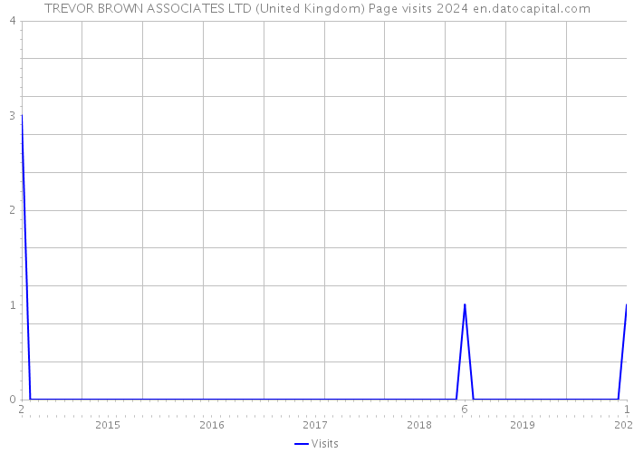 TREVOR BROWN ASSOCIATES LTD (United Kingdom) Page visits 2024 