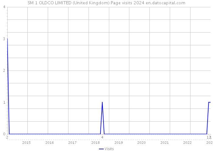 SM 1 OLDCO LIMITED (United Kingdom) Page visits 2024 