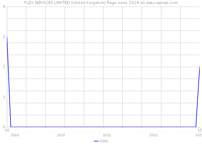 FLEX SERVICES LIMITED (United Kingdom) Page visits 2024 