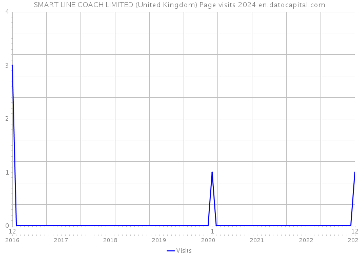 SMART LINE COACH LIMITED (United Kingdom) Page visits 2024 