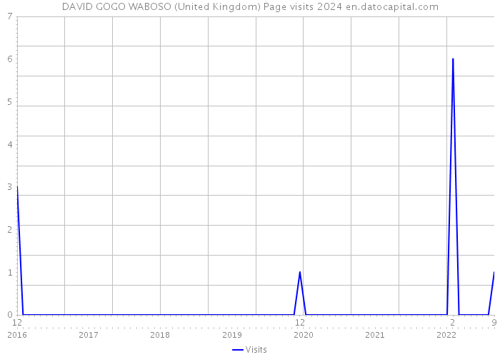 DAVID GOGO WABOSO (United Kingdom) Page visits 2024 