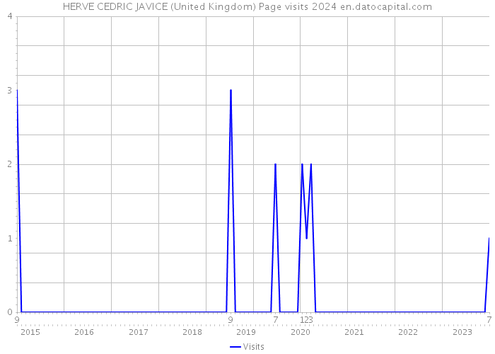 HERVE CEDRIC JAVICE (United Kingdom) Page visits 2024 