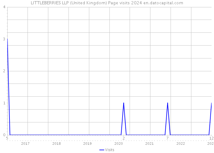 LITTLEBERRIES LLP (United Kingdom) Page visits 2024 
