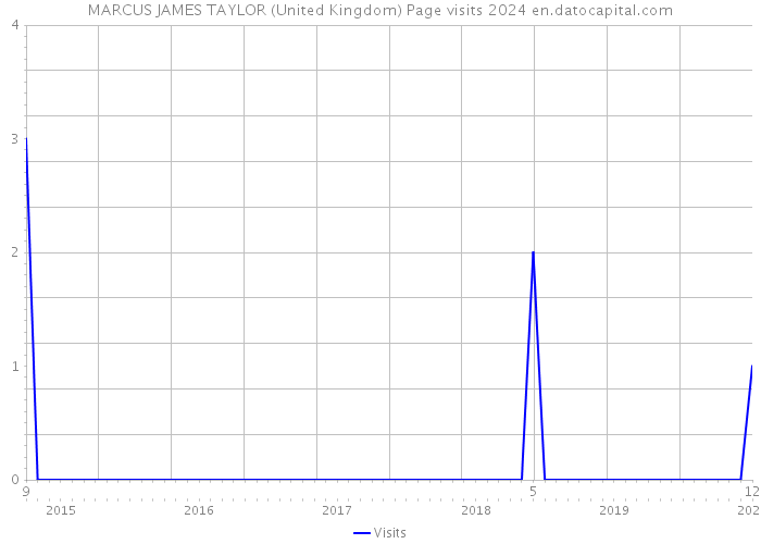 MARCUS JAMES TAYLOR (United Kingdom) Page visits 2024 