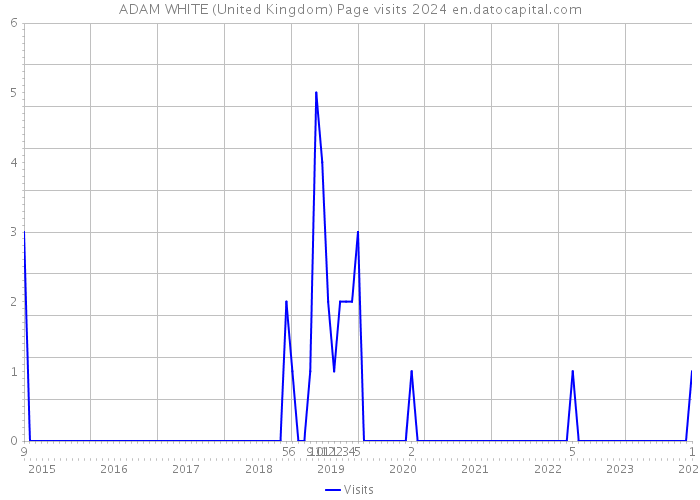 ADAM WHITE (United Kingdom) Page visits 2024 