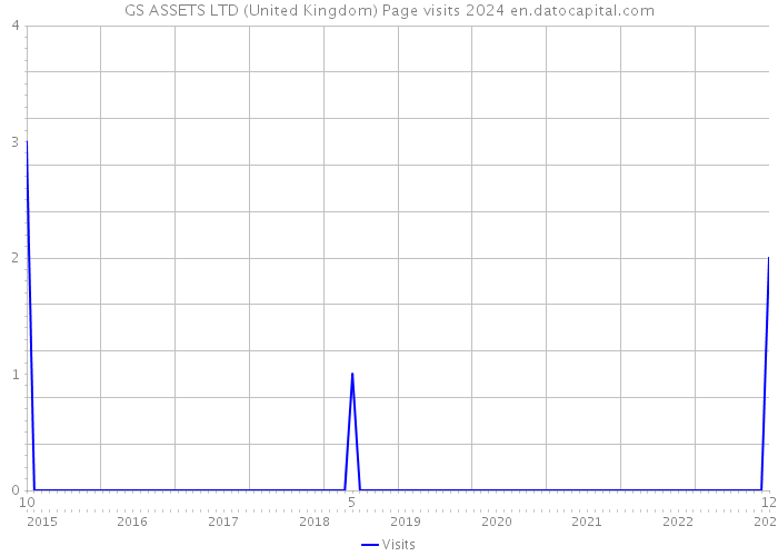 GS ASSETS LTD (United Kingdom) Page visits 2024 