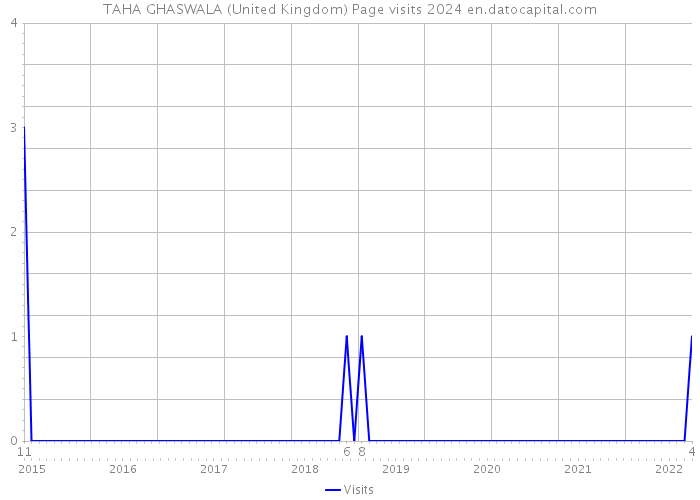 TAHA GHASWALA (United Kingdom) Page visits 2024 