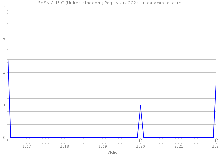 SASA GLISIC (United Kingdom) Page visits 2024 