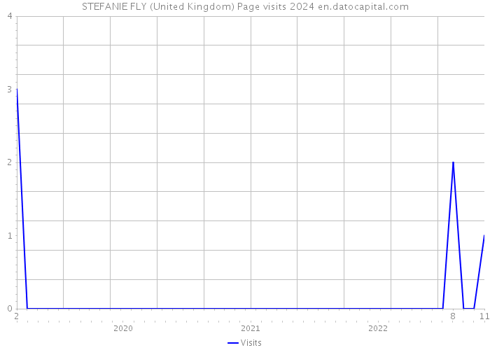 STEFANIE FLY (United Kingdom) Page visits 2024 