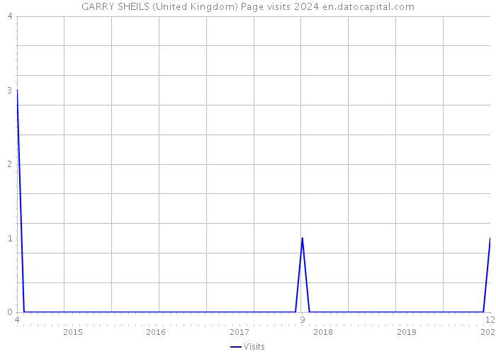 GARRY SHEILS (United Kingdom) Page visits 2024 