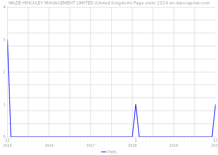 WILDE HINCKLEY MANAGEMENT LIMITED (United Kingdom) Page visits 2024 