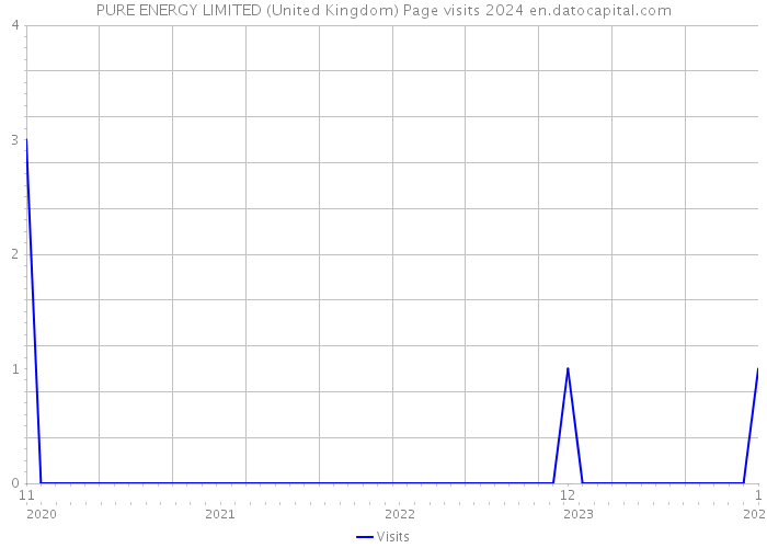 PURE ENERGY LIMITED (United Kingdom) Page visits 2024 