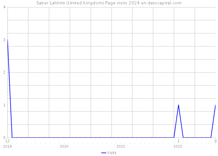 Saber Lahlimi (United Kingdom) Page visits 2024 