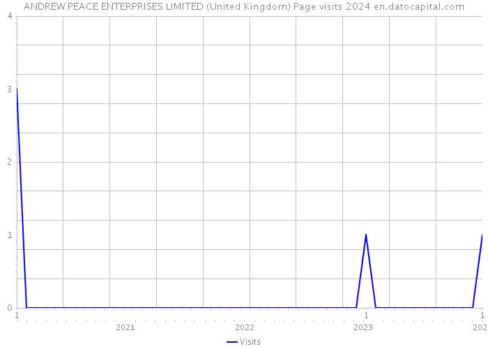ANDREW PEACE ENTERPRISES LIMITED (United Kingdom) Page visits 2024 