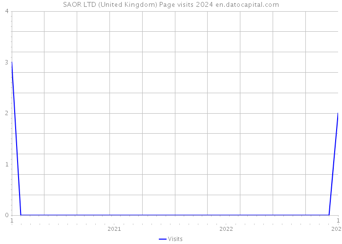 SAOR LTD (United Kingdom) Page visits 2024 