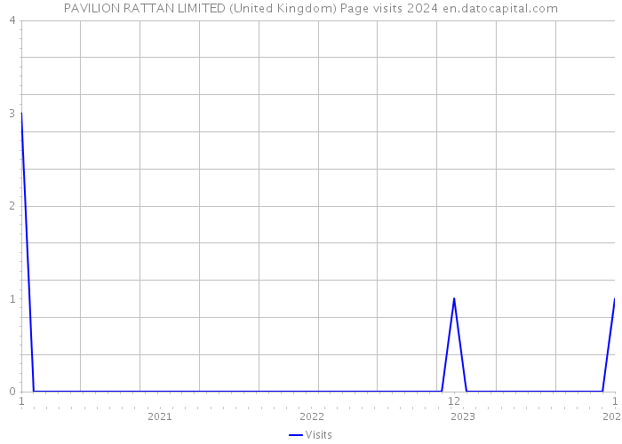 PAVILION RATTAN LIMITED (United Kingdom) Page visits 2024 