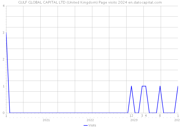 GULF GLOBAL CAPITAL LTD (United Kingdom) Page visits 2024 