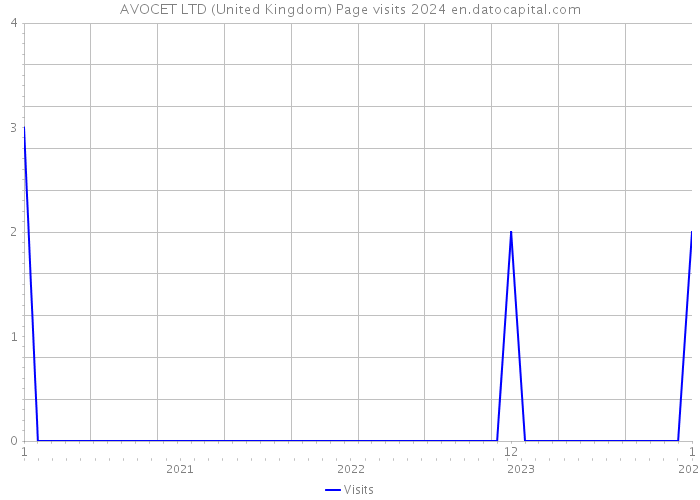 AVOCET LTD (United Kingdom) Page visits 2024 