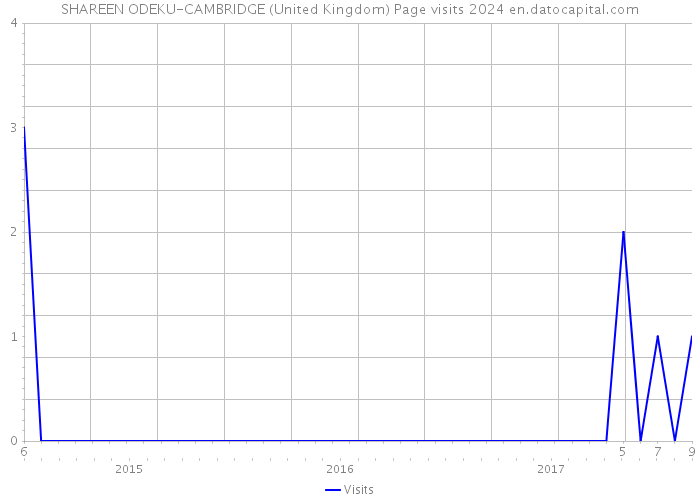 SHAREEN ODEKU-CAMBRIDGE (United Kingdom) Page visits 2024 