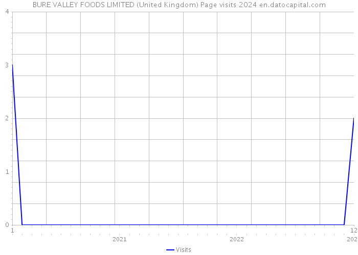 BURE VALLEY FOODS LIMITED (United Kingdom) Page visits 2024 