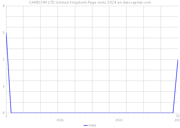 CARECOM LTD (United Kingdom) Page visits 2024 