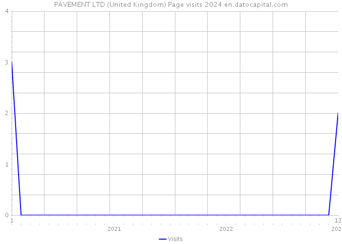 PAVEMENT LTD (United Kingdom) Page visits 2024 