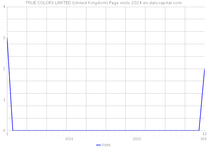 TRUE COLORS LIMITED (United Kingdom) Page visits 2024 