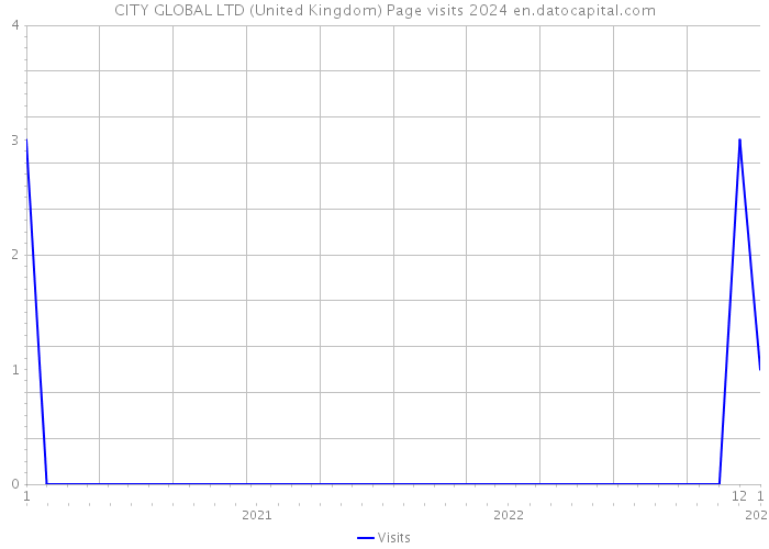 CITY GLOBAL LTD (United Kingdom) Page visits 2024 