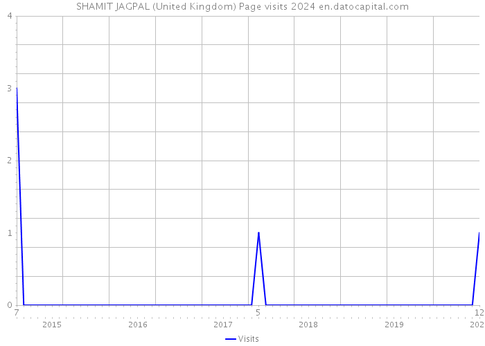 SHAMIT JAGPAL (United Kingdom) Page visits 2024 