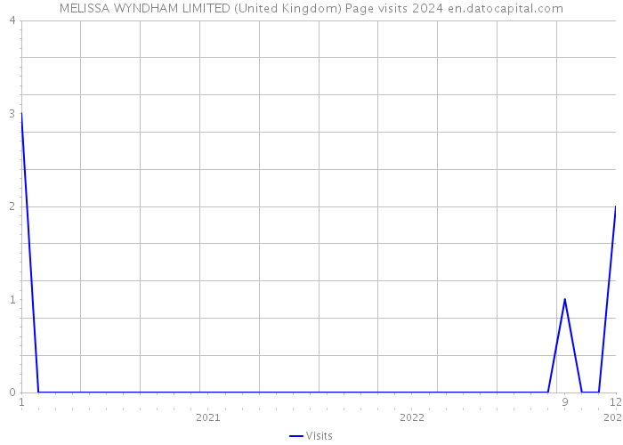 MELISSA WYNDHAM LIMITED (United Kingdom) Page visits 2024 