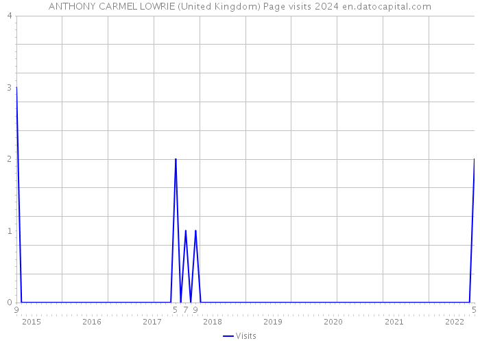 ANTHONY CARMEL LOWRIE (United Kingdom) Page visits 2024 